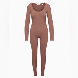Wilfred Free Aritzia Maxe Jumpsuit Romper One Piece Size XS Mauve Pink